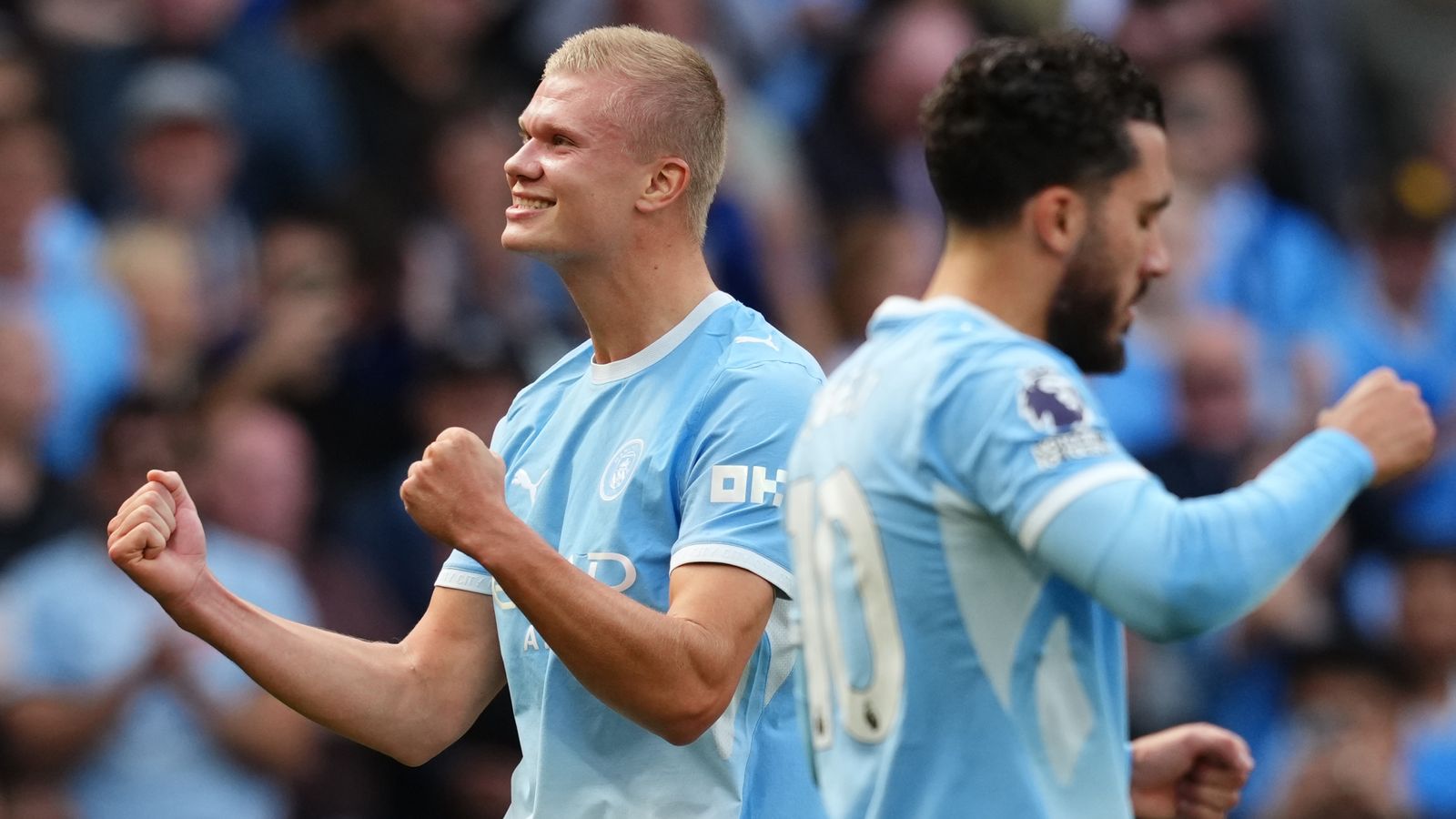 曼城1-0考文垂:哈兰德确保完美的英超记录