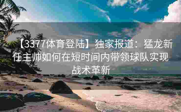 【3377体育登陆】独家报道：猛龙新任主帅如何在短时间内带领球队实现战术革新