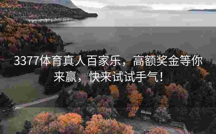 3377体育真人百家乐，高额奖金等你来赢，快来试试手气！
